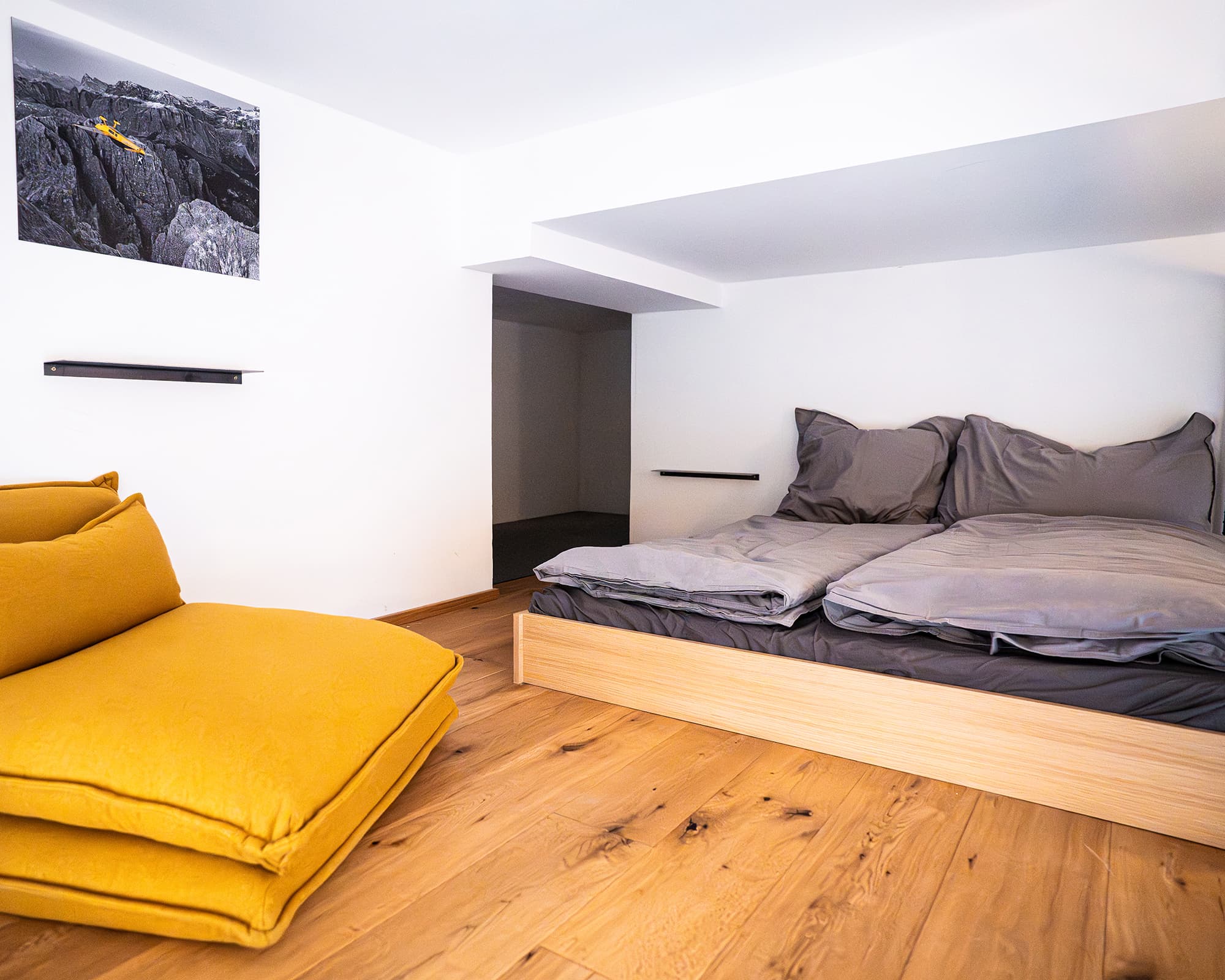 Apartment Innsbruck Emporenzugang und luftiges Volumen
