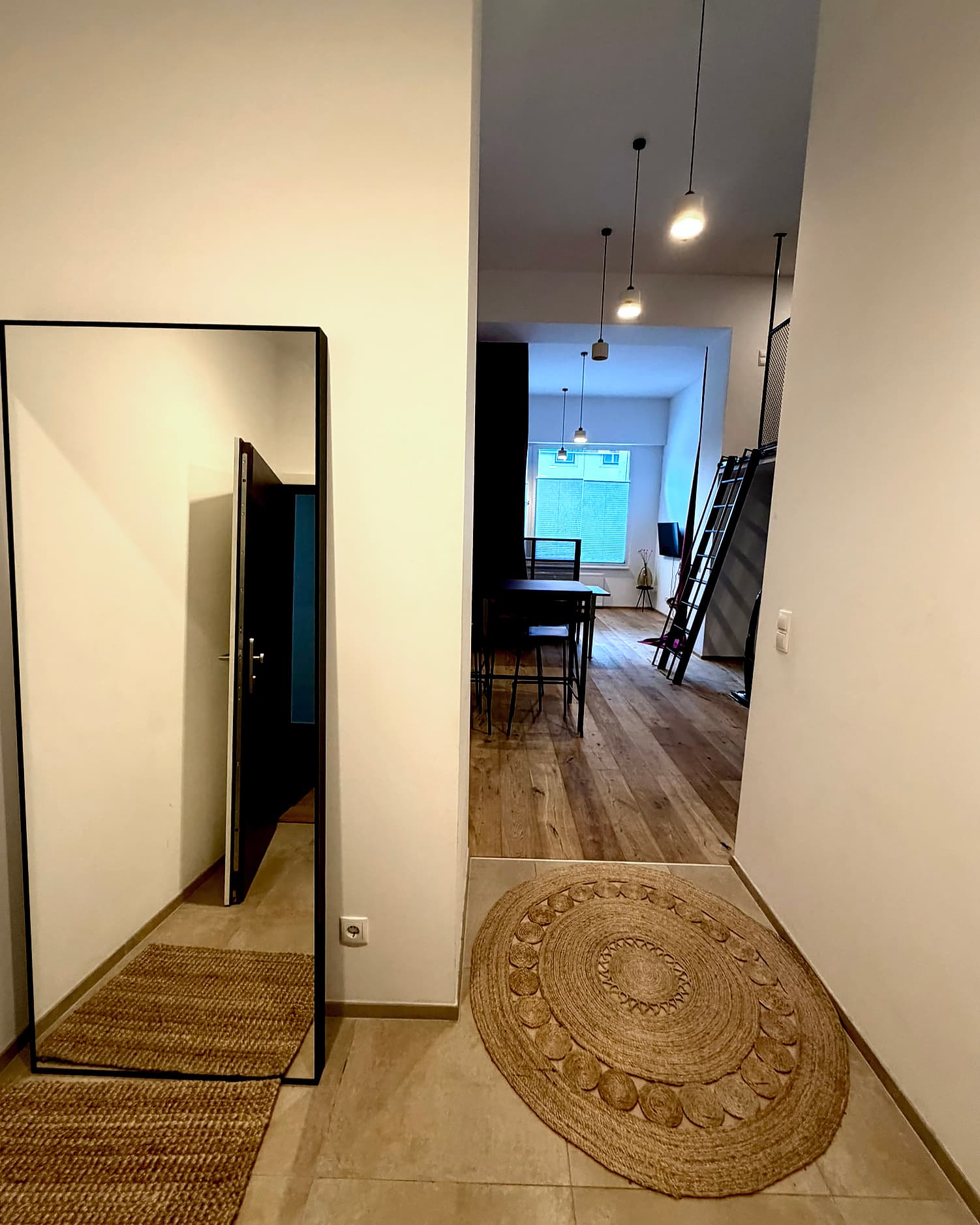 Furnished apartment Innsbruck lounge and daylight