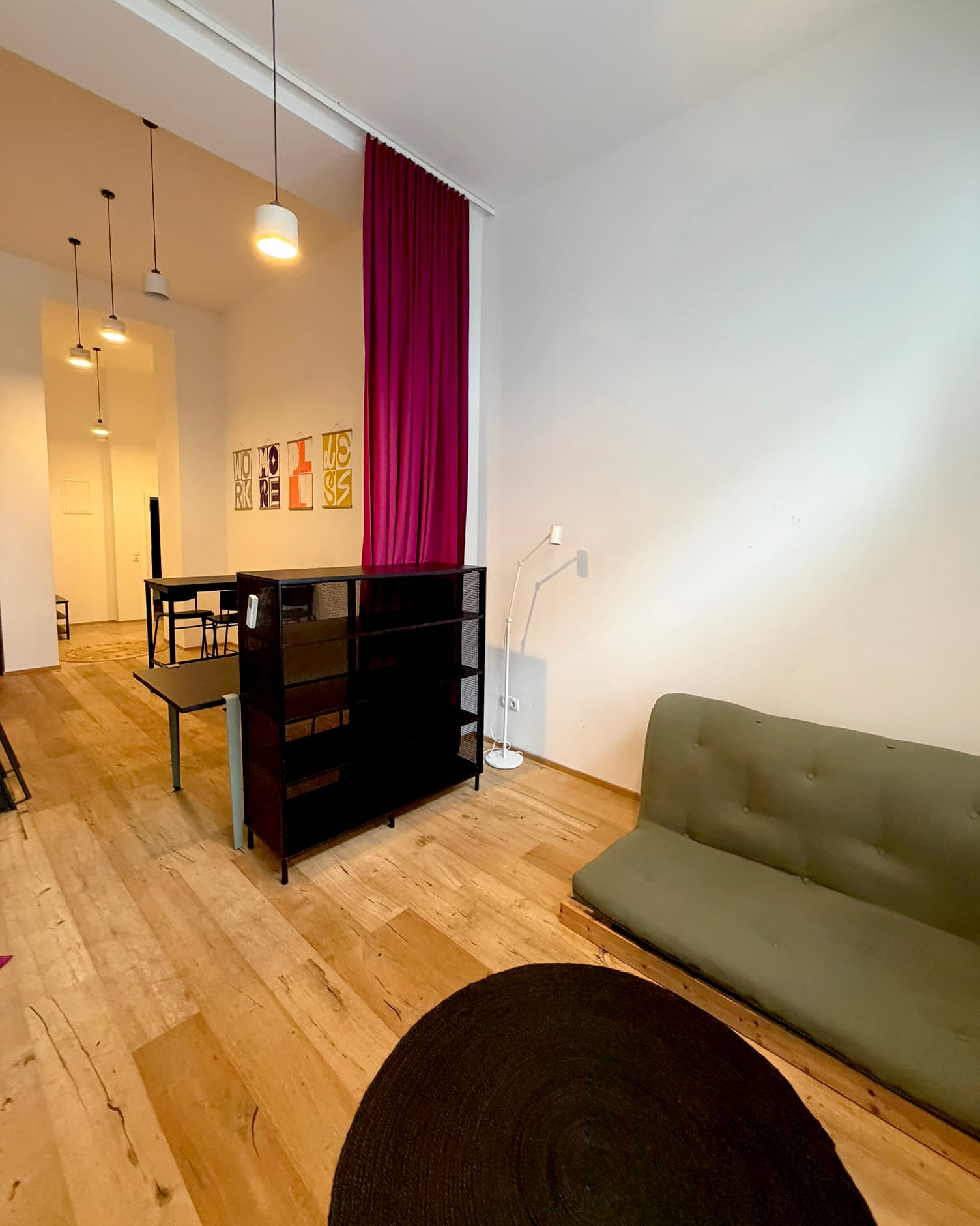 Loft apartment Innsbruck kitchen and living space